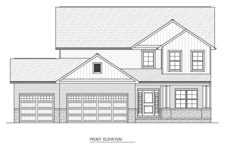 Brentmore front elevation by H&L Builders