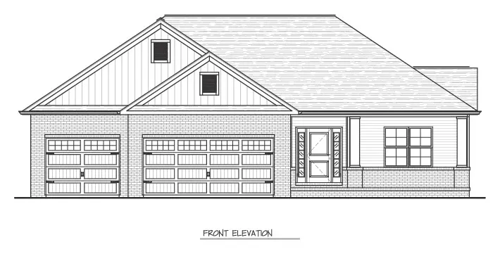 Hampton front elevation by H&L Builders