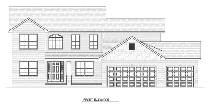 Willowbrook front elevation by H&L Builders